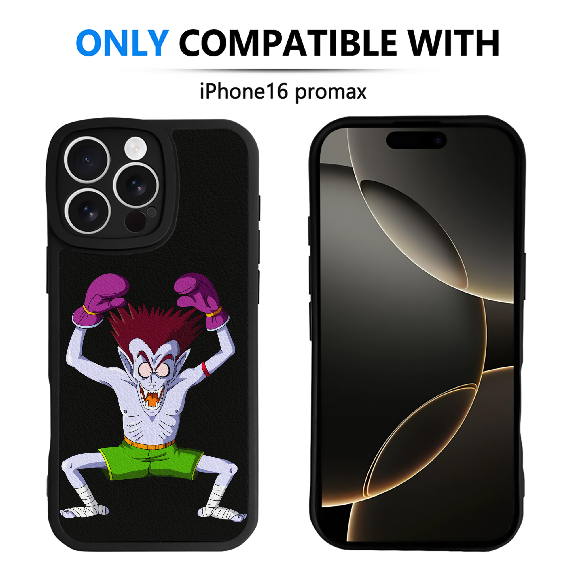 （画像用） ドラゴンボール DRAGON BALL 【iPhone 16シリーズ対応】シリコンスマホケース（レザー調） 材質：シリコン